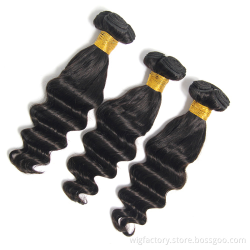 wholesale Indian virgin hair supplier,100% Indian hair  loose deep wave,best seling human hair bundles with clousre